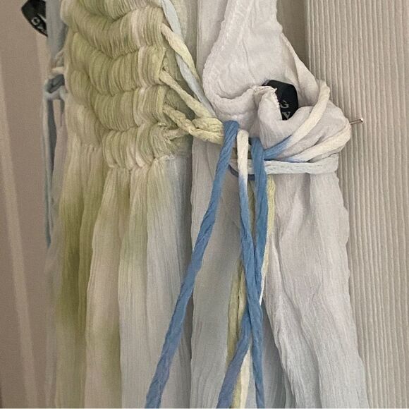 Gypsy 05 Tie Dyed Grecian Casual Maxi Dress Sheer with Lining - Picture 8 of 13